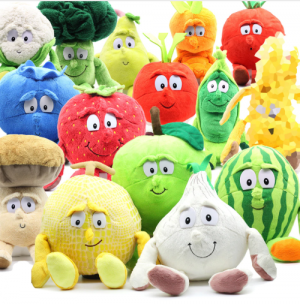 SALE FOR YOU בובות Fruit Vegetables Soft Plush Toys Co-op Goodness gang Plush Stuffed Pillow Doll