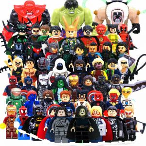  Lego Marvel Avengers Minifigures Iron Man Thanos Venom Super Heroes DC Blocks